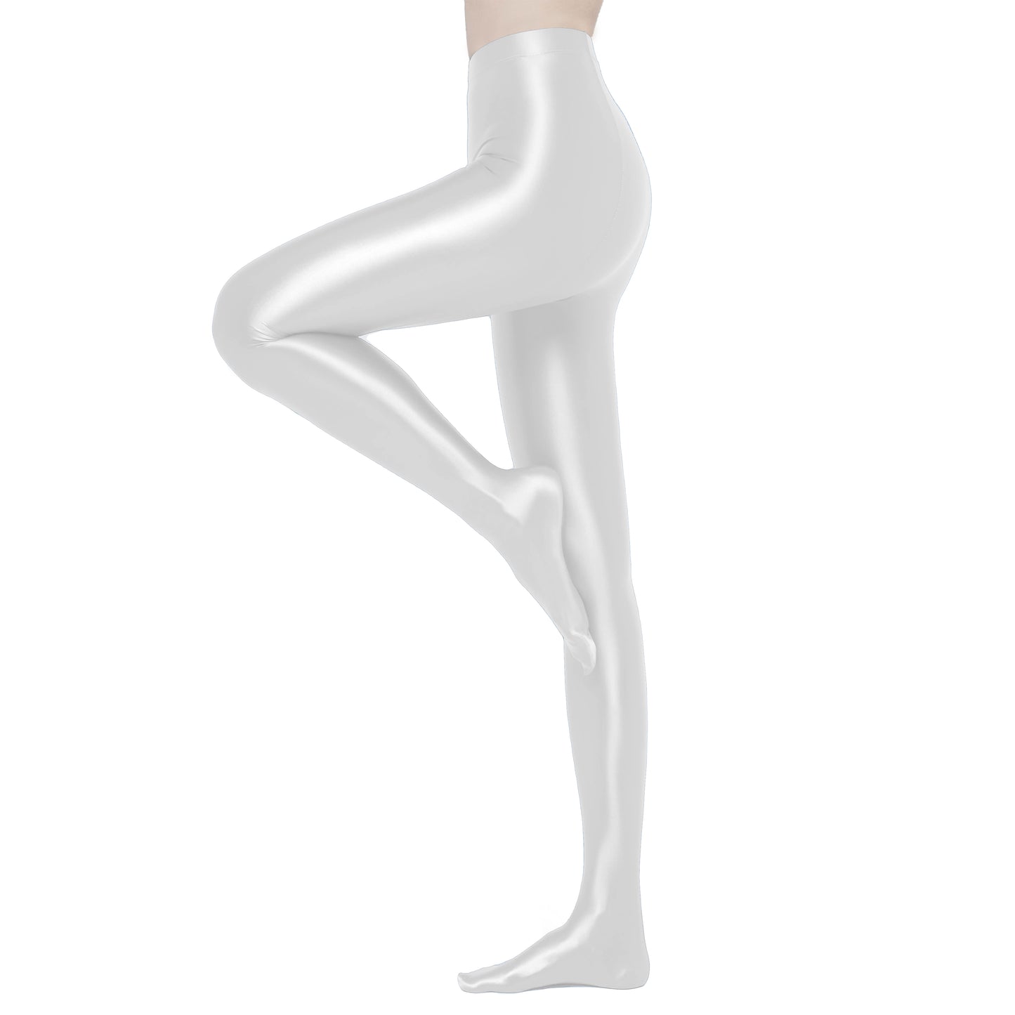Eleganza Footed Leggings 运动服装 White / M - AMORESY