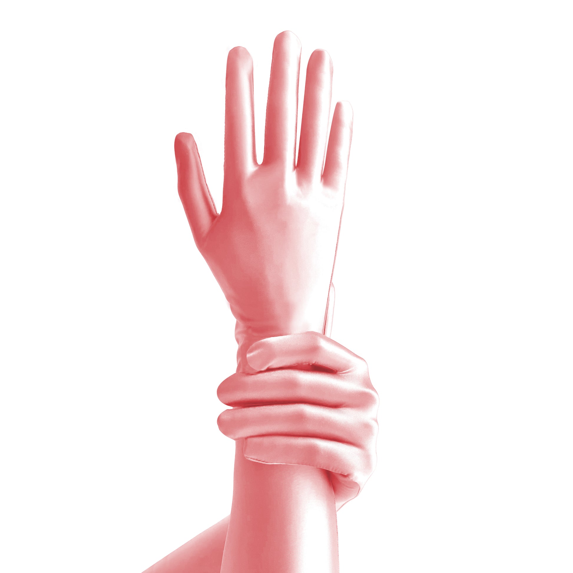 Elbow-Length Gloves one size / PINK - AMORESY
