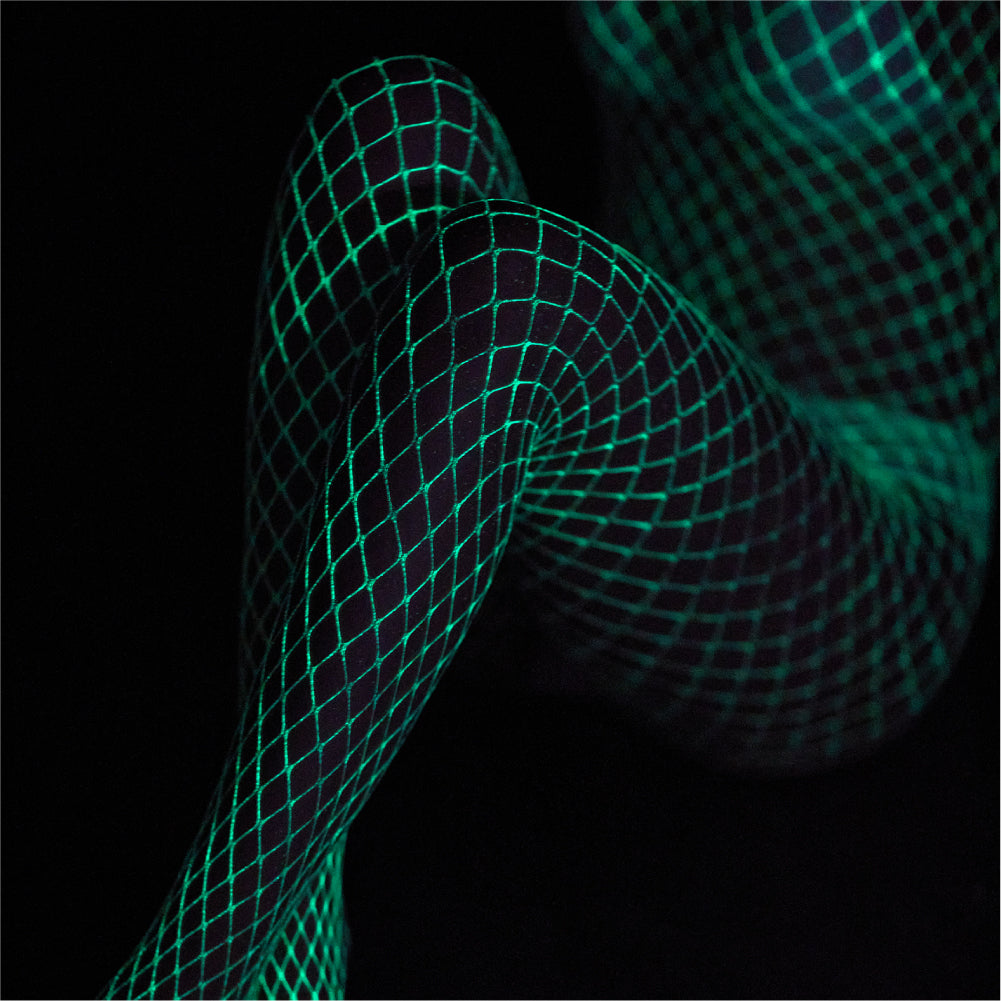 Diversiti Glow-in-the-Dark Crotchless Body Stocking - AMORESY