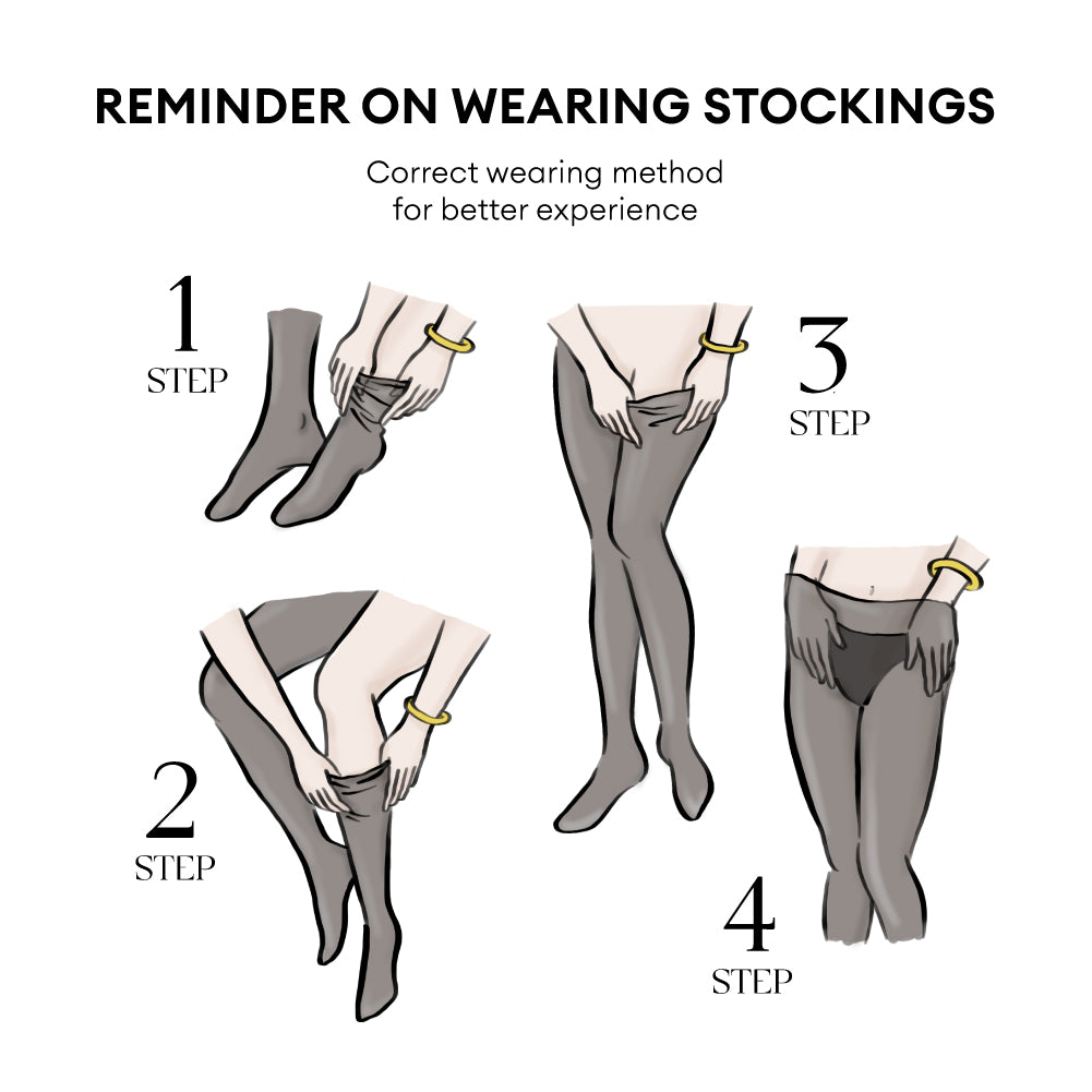 Increduliti Thigh-High Stockings and Garter Belt