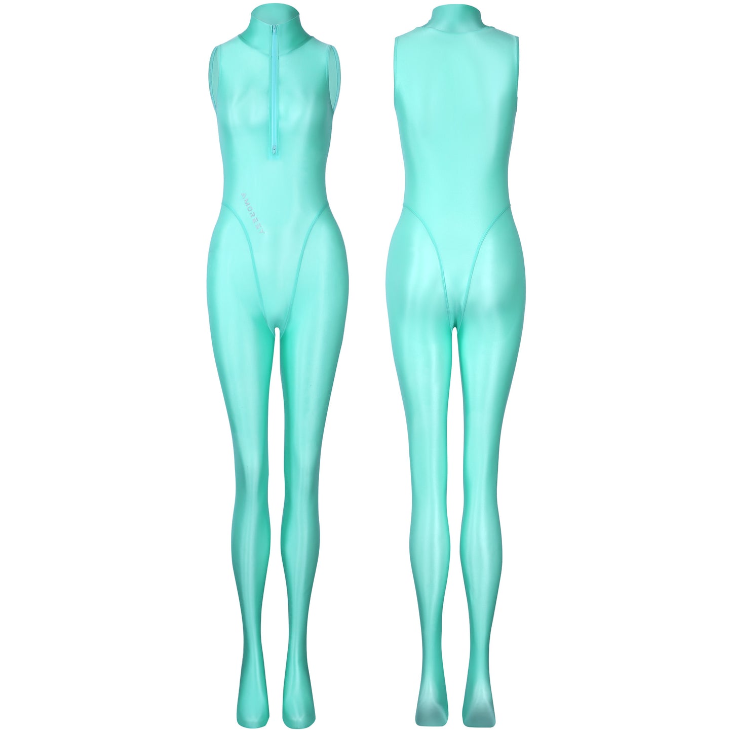 Zenitha Series Sheer Sleeveless Catsuit
