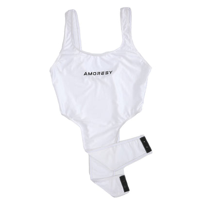 Ravelle Ultra High-Leg Snap-Crotch Bodysuit Top