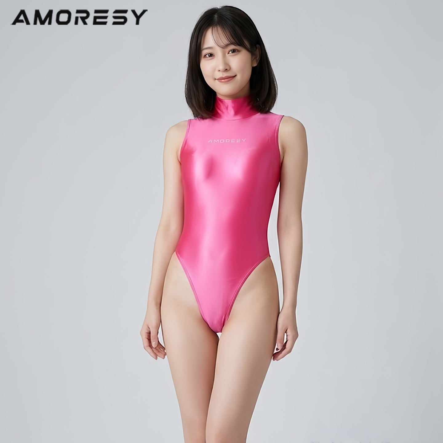 Eris A Series Sheer Super High-Leg Swimsuit Leotard