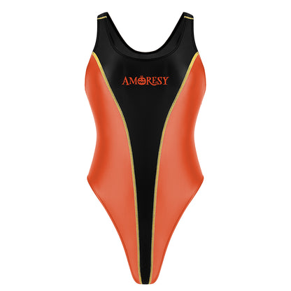 Novina Spooky Backless Swimsuit Leotard