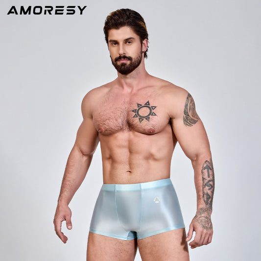 Ravion Ultra-Thin Sheer Boxer Shorts