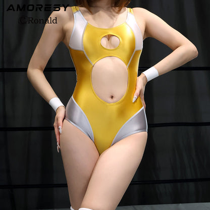 Electra Keyhole Cutout Backless Swimsuit Leotard – Catfight Ronald