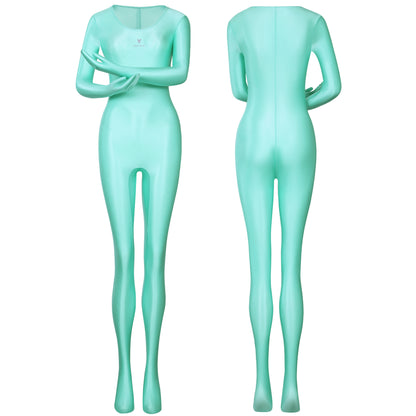 Inferna Sheer Full-Body Catsuit – Gloved and Footed Design