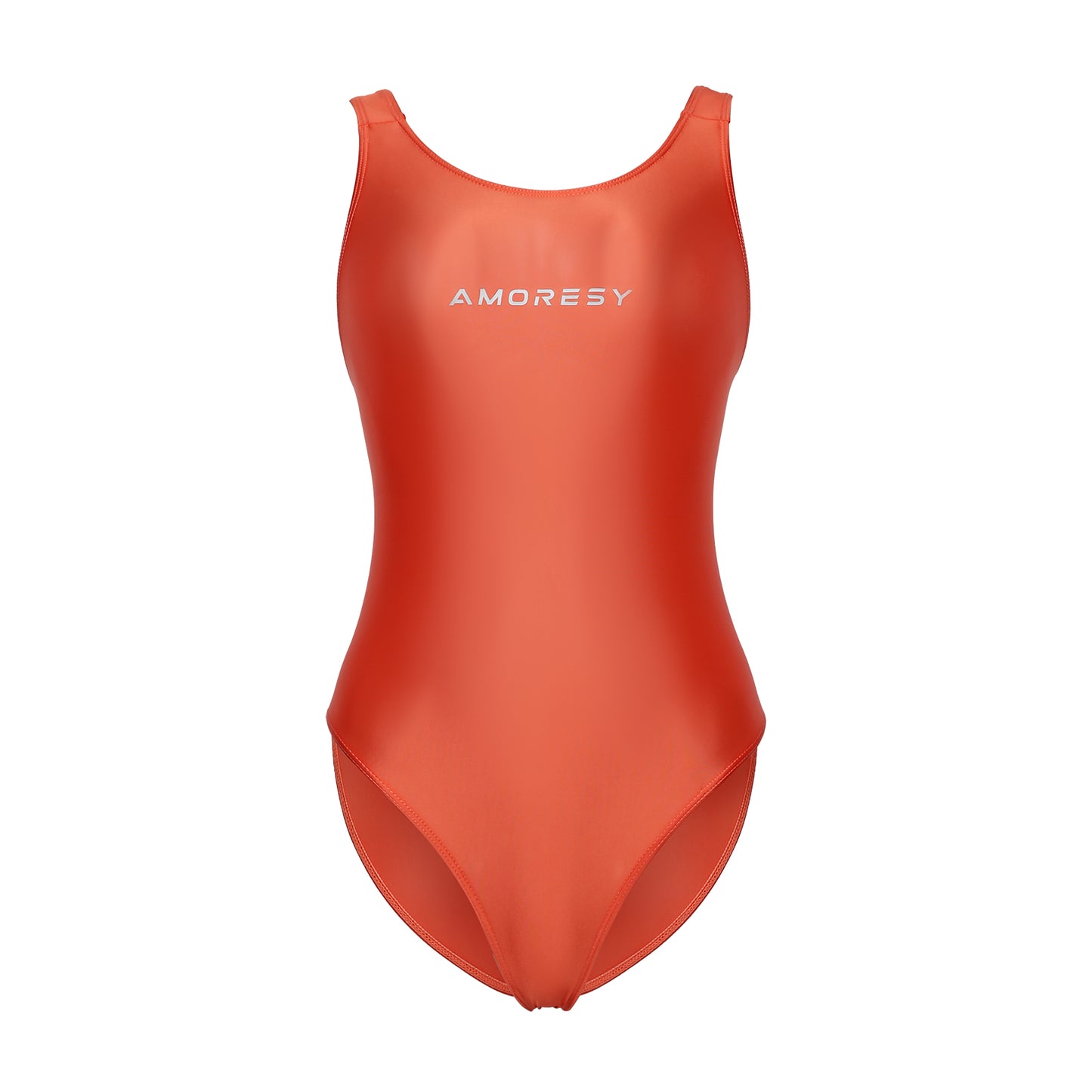 Gaea C Series Sheer High-Leg Backless Swimsuit Leotard
