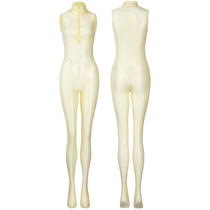 Zenitha Series Sheer Sleeveless Catsuit
