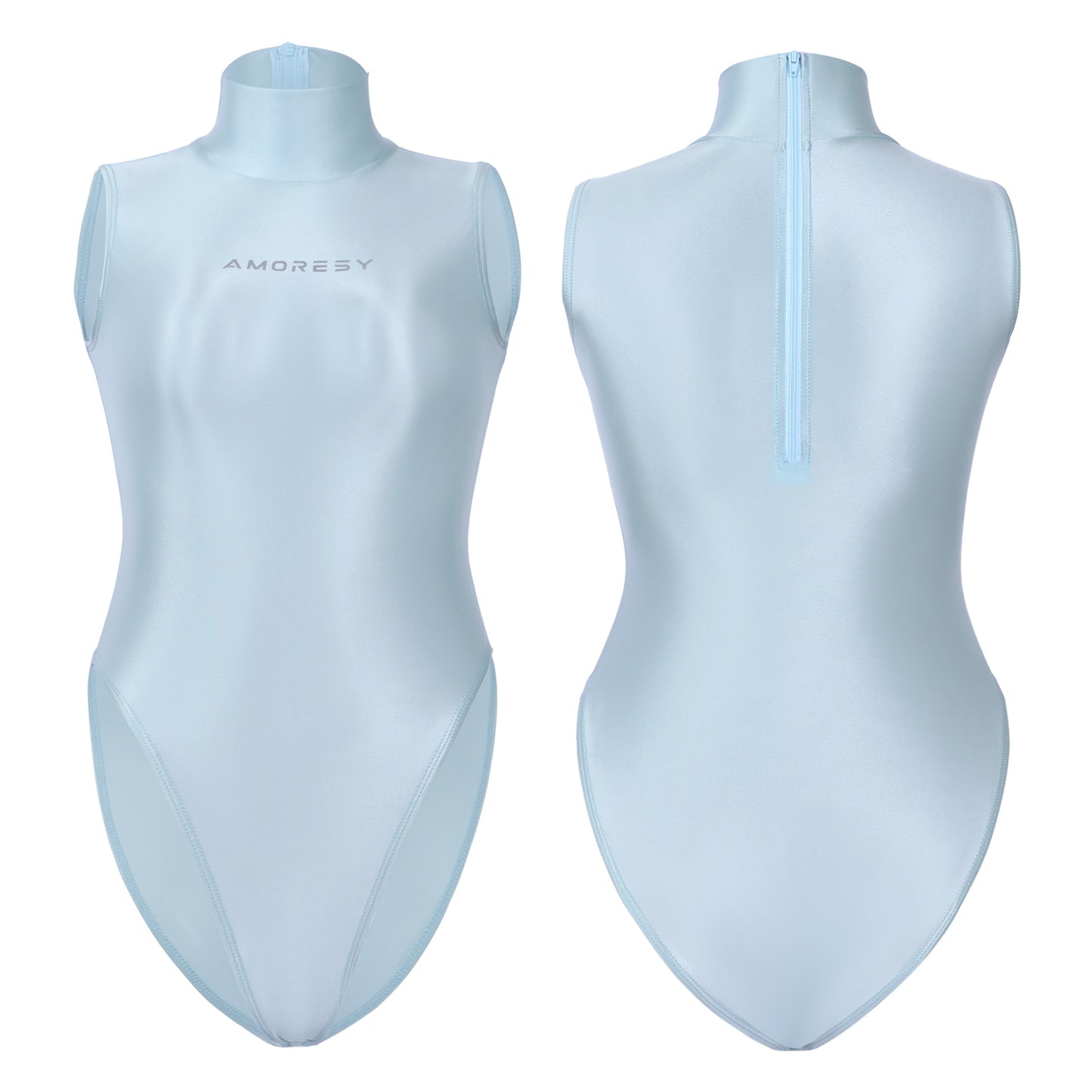 Eris A Series Sheer Super High-Leg Swimsuit Leotard