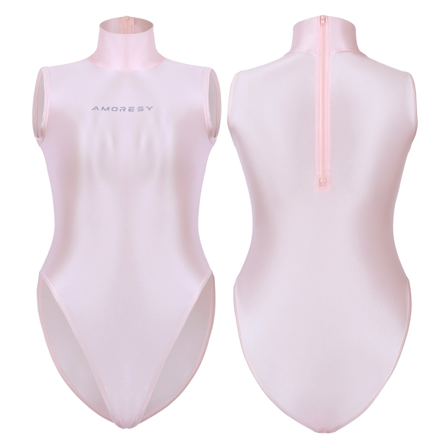 Eris A Series Sheer Super High-Leg Swimsuit Leotard