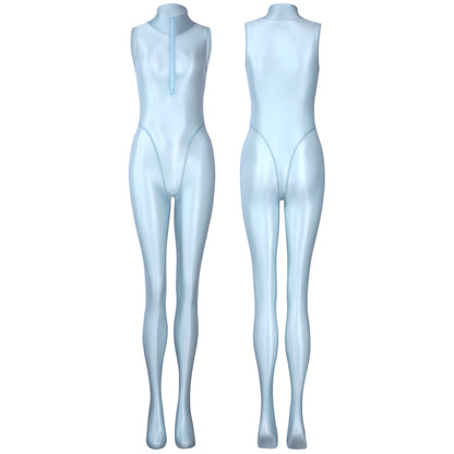 Zenitha Series Sheer Sleeveless Catsuit