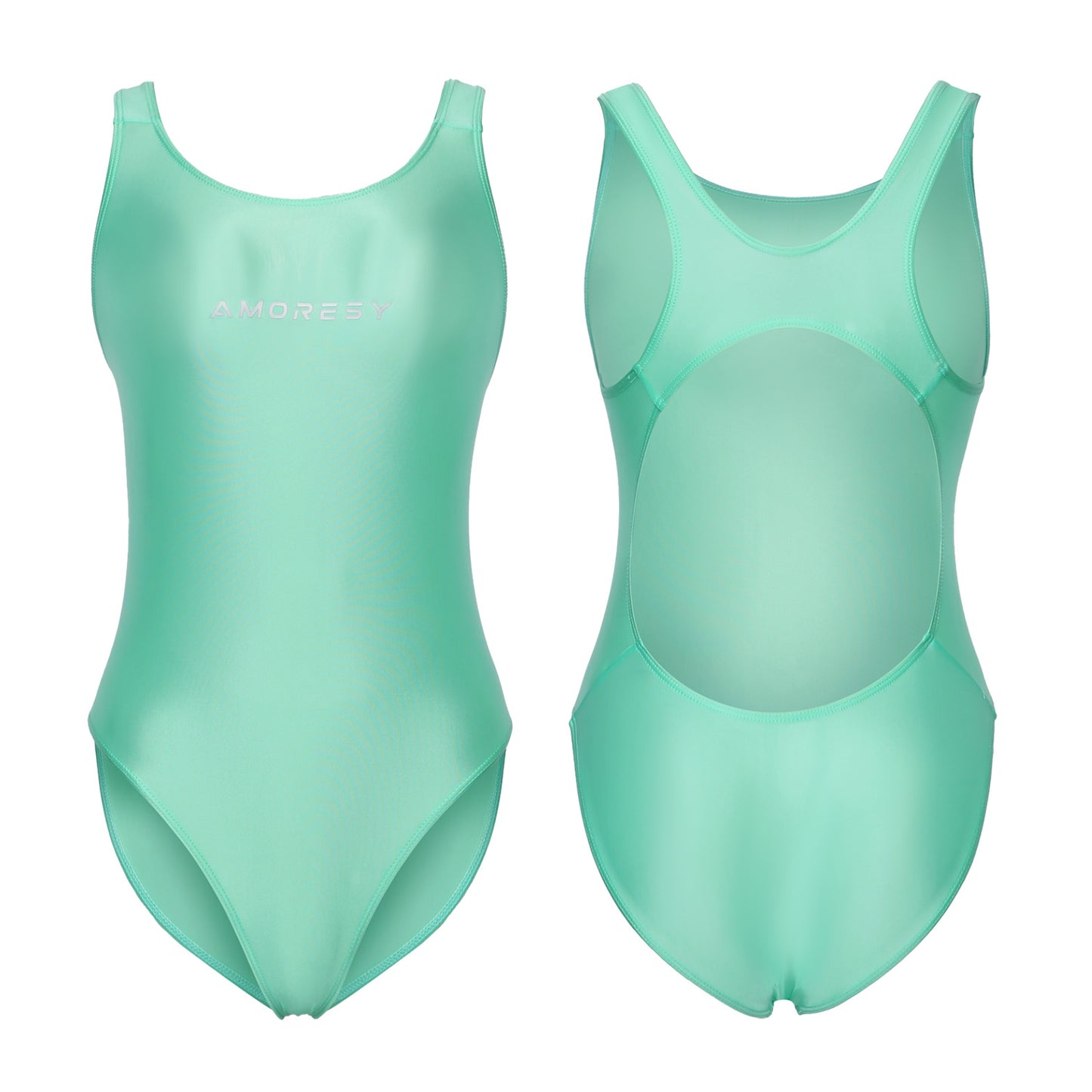 Gaea Cシリーズ シースルーハイレグ バックレス 水着レオタード