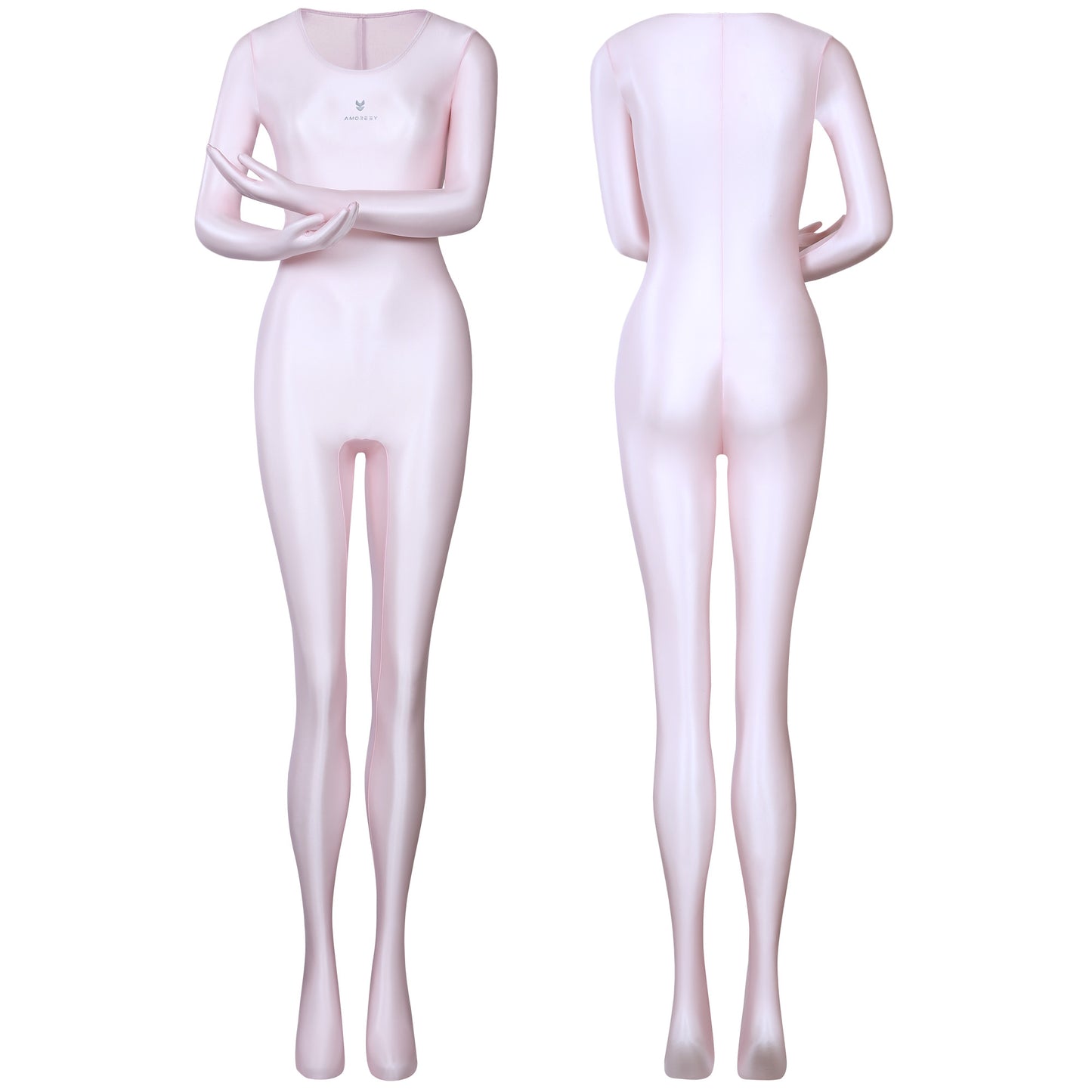 Inferna Sheer Full-Body Catsuit – Gloved and Footed Design
