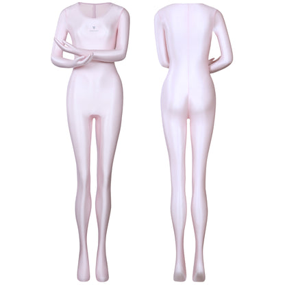 Inferna Sheer Full-Body Catsuit – Gloved and Footed Design