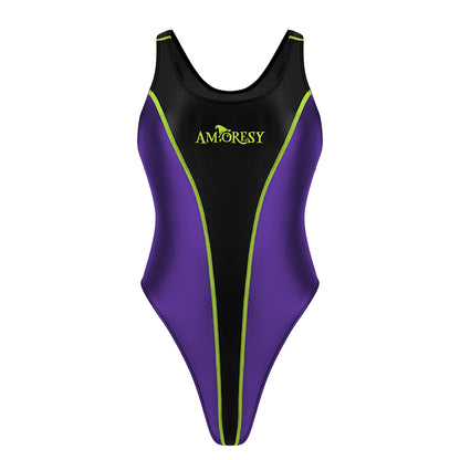 Novina Spooky Backless Swimsuit Leotard