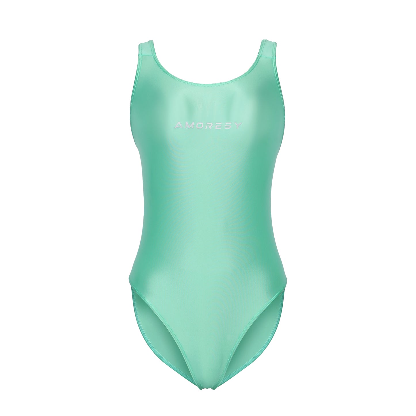 Gaea C Series Sheer High-Leg Backless Swimsuit Leotard