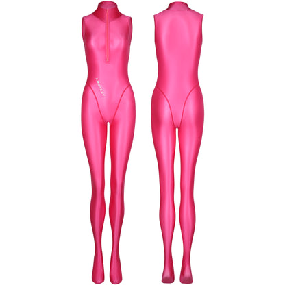 Zenitha Series Sheer Sleeveless Catsuit