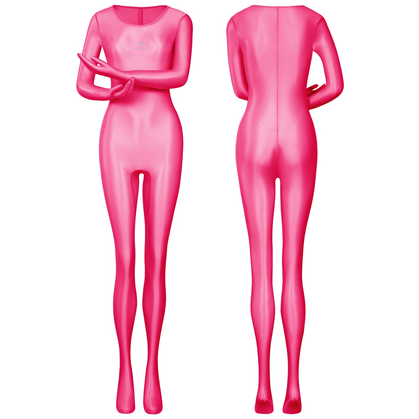 Inferna Sheer Full-Body Catsuit – Gloved and Footed Design