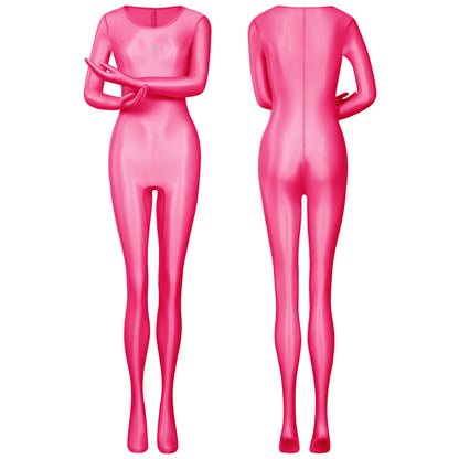 Inferna Sheer Full-Body Catsuit – Gloved and Footed Design