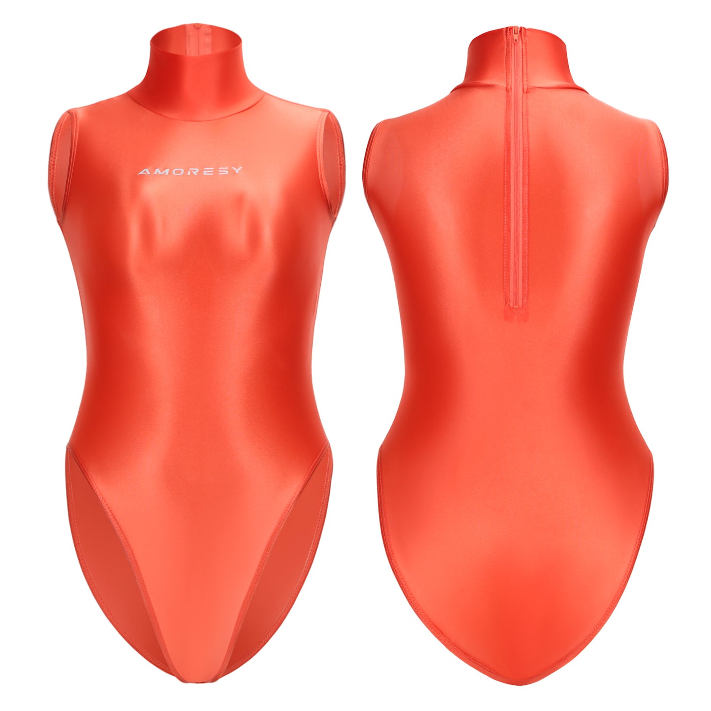 Eris A Series Sheer Super High-Leg Swimsuit Leotard