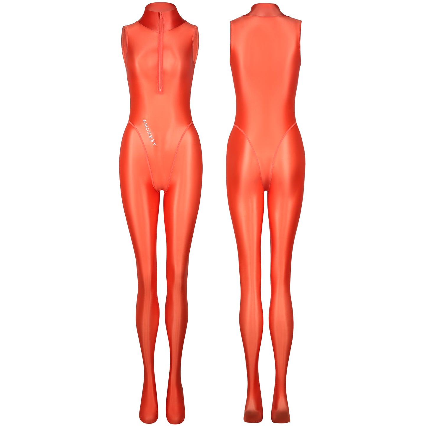 Zenitha Series Sheer Sleeveless Catsuit