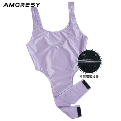 Ravelle Ultra High-Leg Snap-Crotch Bodysuit Top