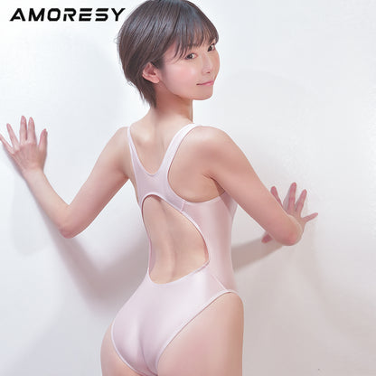 Gaea Cシリーズ シースルーハイレグ バックレス 水着レオタード