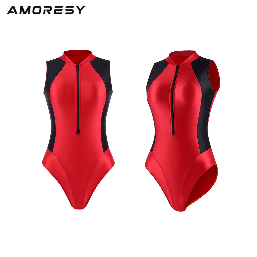 AMORESY阋神星系列连体温泉运动泳装