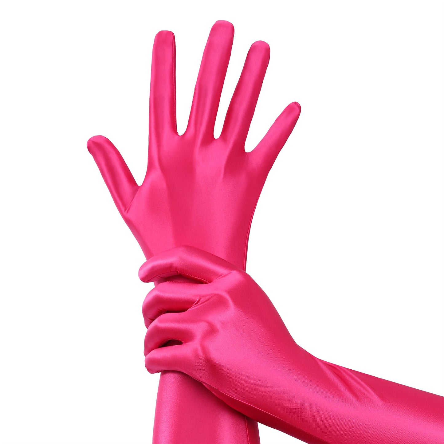 Sheer Elbow-Length Gloves