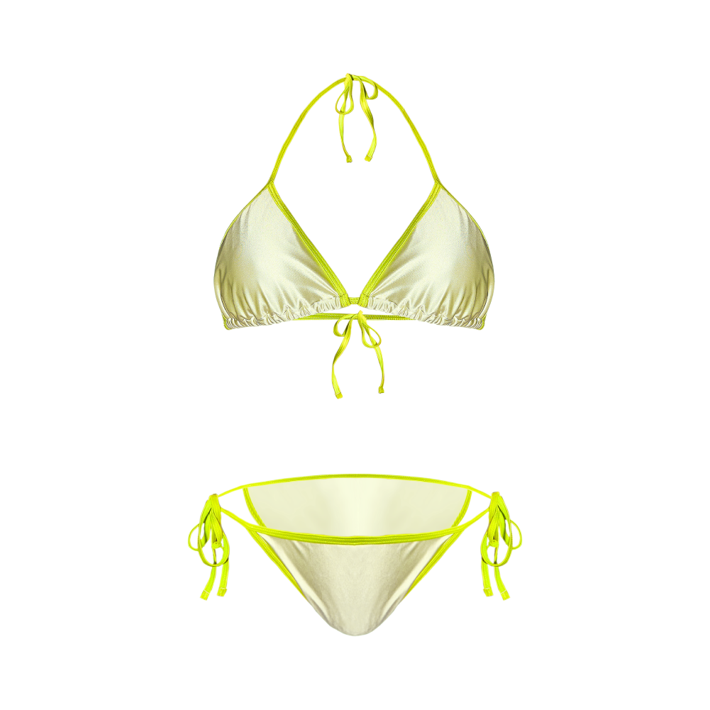 Allegra Tied String Swimsuit Bikini