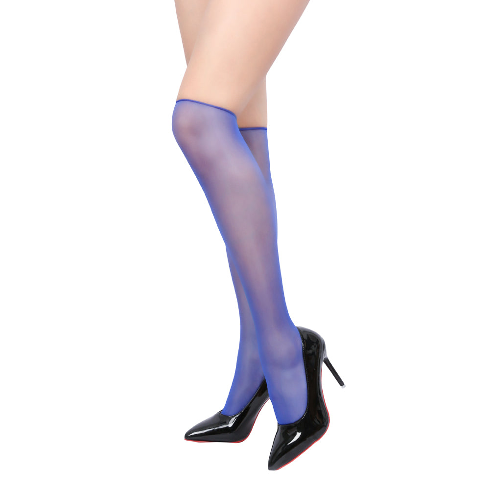 Bellarati Ultra-Thin Knee-High Stockings Blue / One size - AMORESY