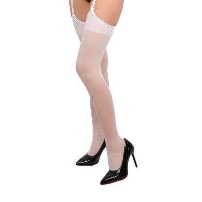 Evocati Thigh-High Stockings and Garter Belt