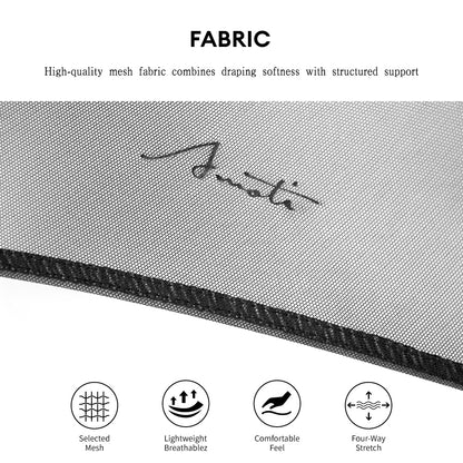 Vivaciti Sheer Deep-V Crossover Halterneck Bodysuit