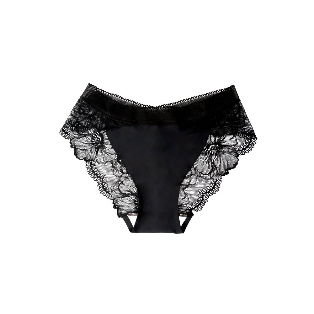 Femininiti Lace Panties Black / M - AMORESY