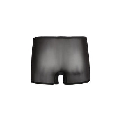 Relenti Men's Shiny Ultra-Thin Sheer Boxer Shorts