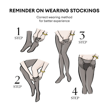 Glimmerati Ultra-Shiny Seamless Crotchless Tights