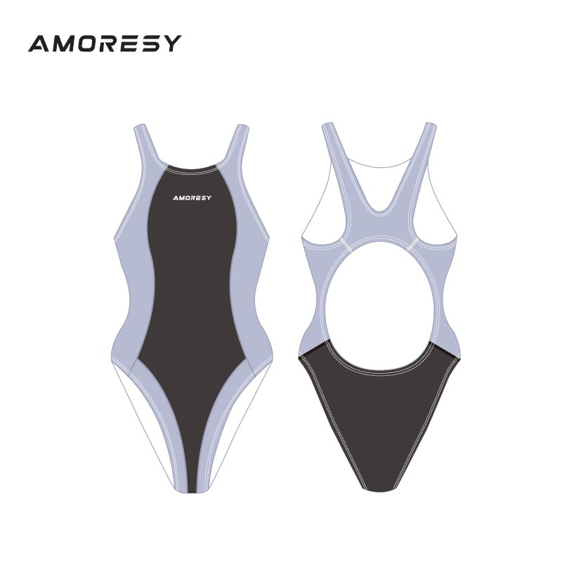 Aphrodite A Series High-Leg Backless Swimsuit Leotard - AMORESY