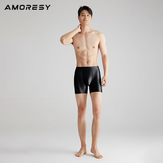 Amoresy Sexy Silky Shorts Hot Pants Fitness Yoga Beach Swimwear