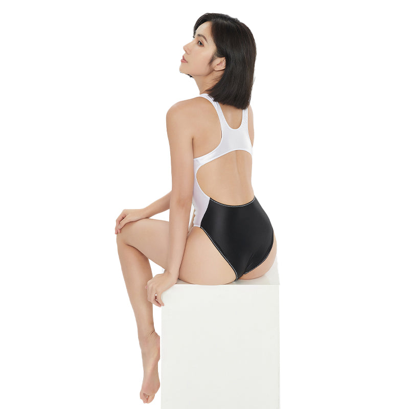 Aphrodite A Series High-Leg Backless Swimsuit Leotard - AMORESY