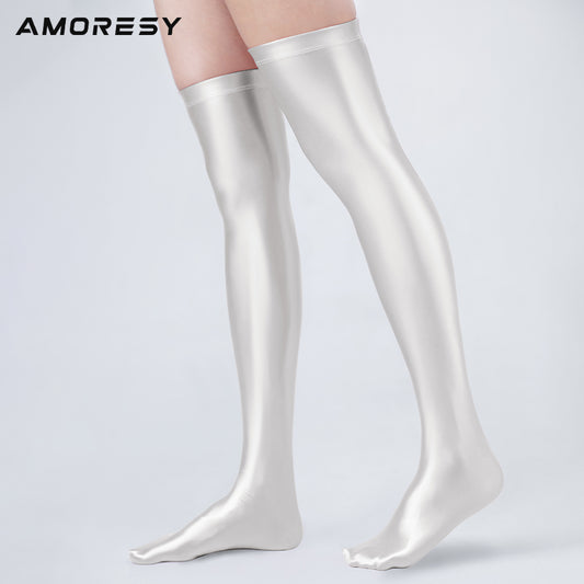 Amoresy Eris系列高光过膝长筒袜