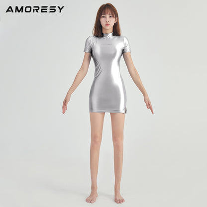 Auriana Turtleneck Minidress