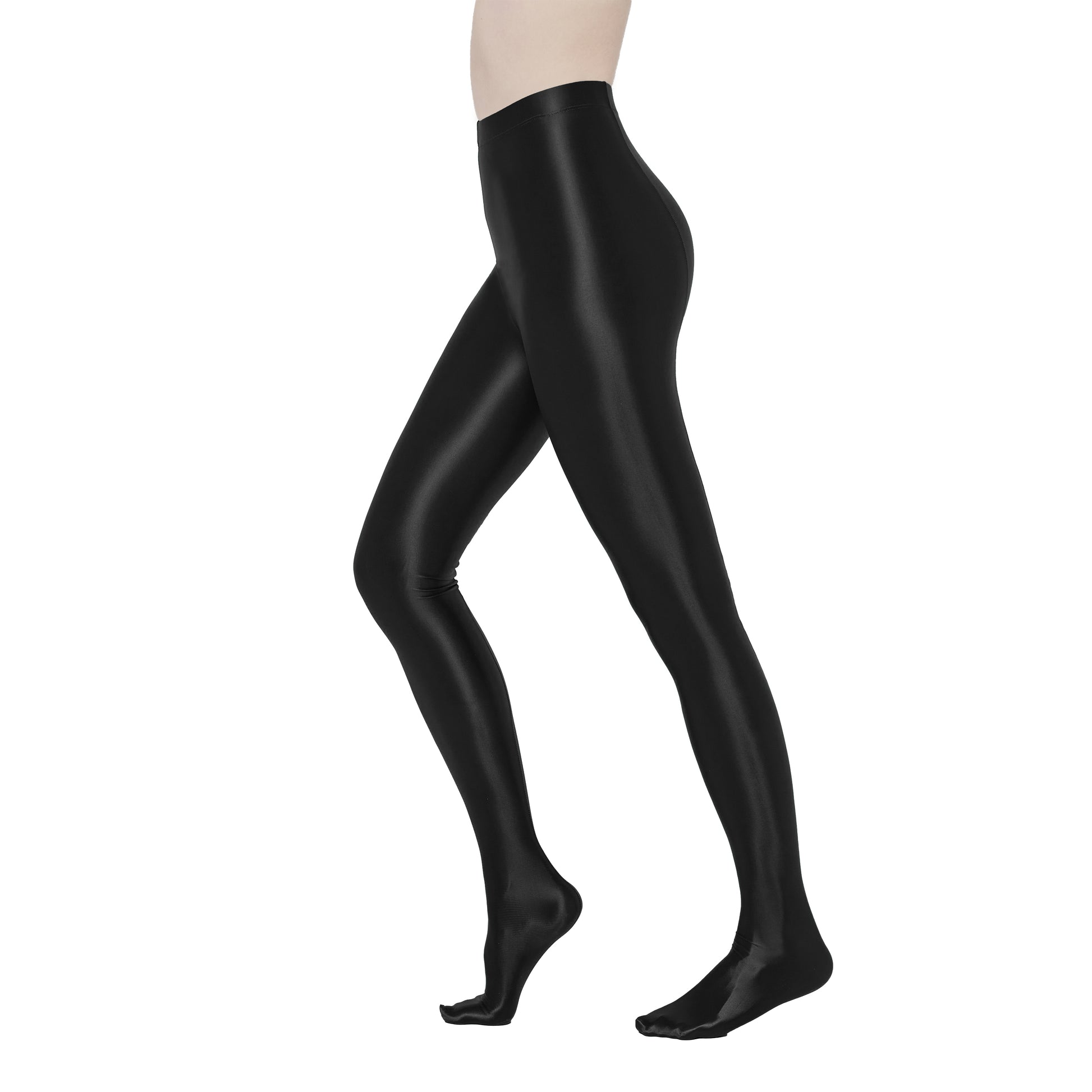 Eleganza Footed Leggings 运动服装 Black / M - AMORESY